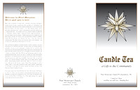First Moravian Candle Tea Program 1