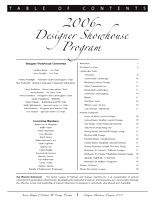 2006_04 JLD Designer Showhouse Program